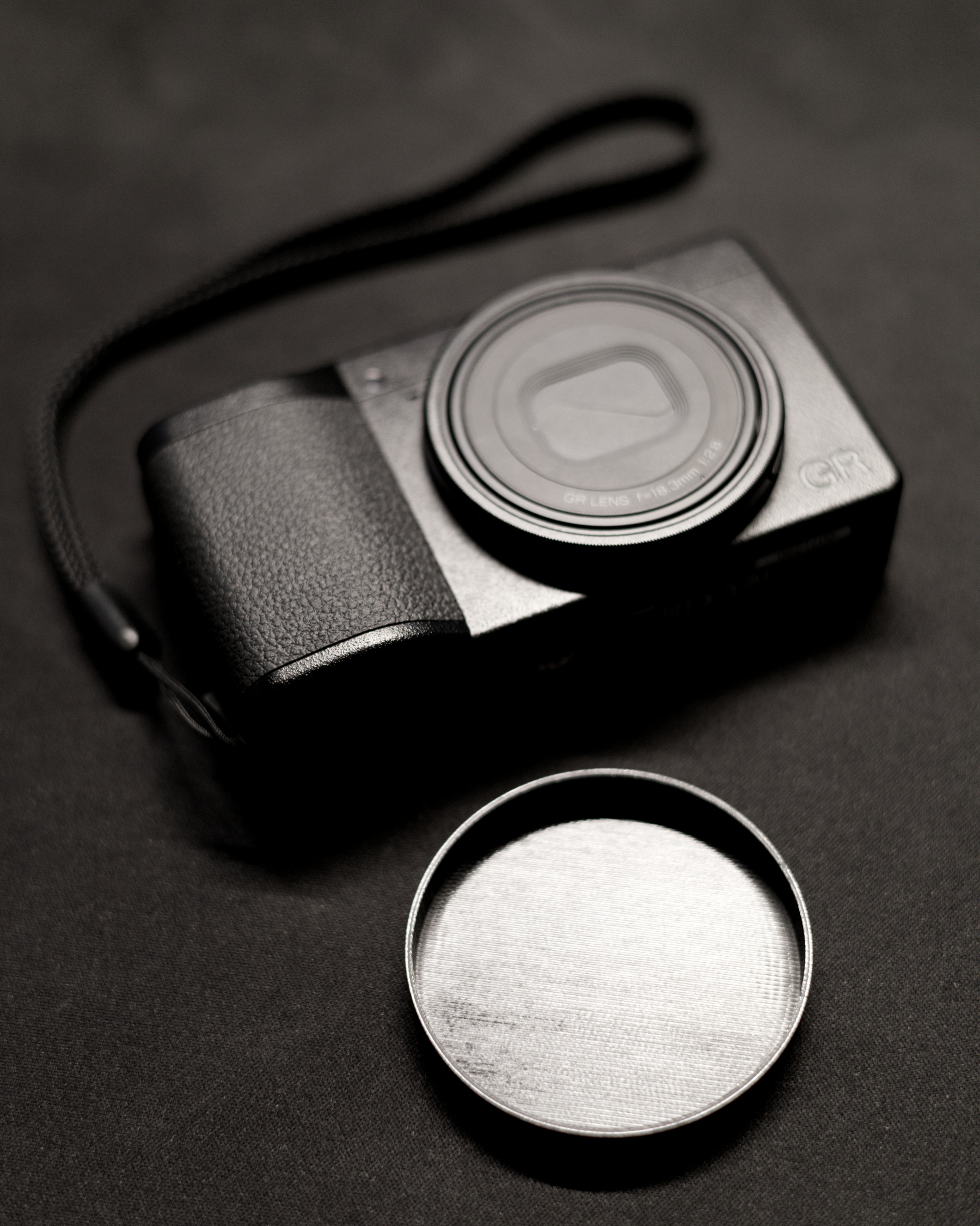 My Ricoh GR III with a 3D printed Lens Cap